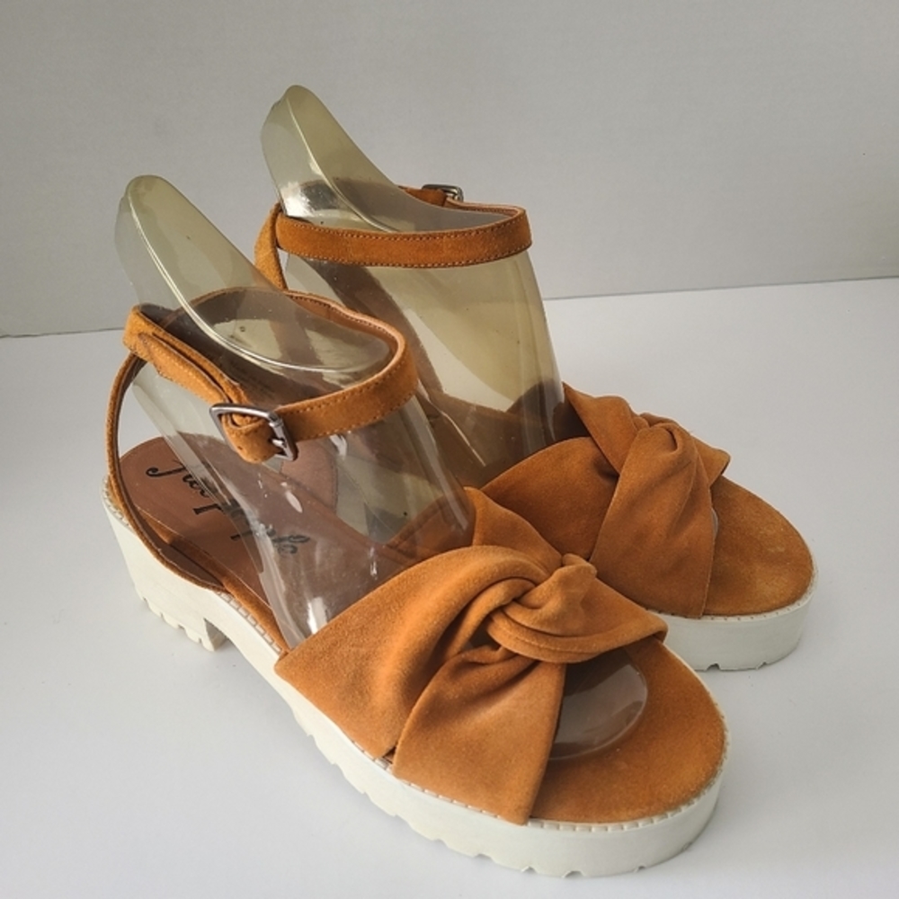 Free People‎ Essex Platform Sandals Size 40 (9-9.5)